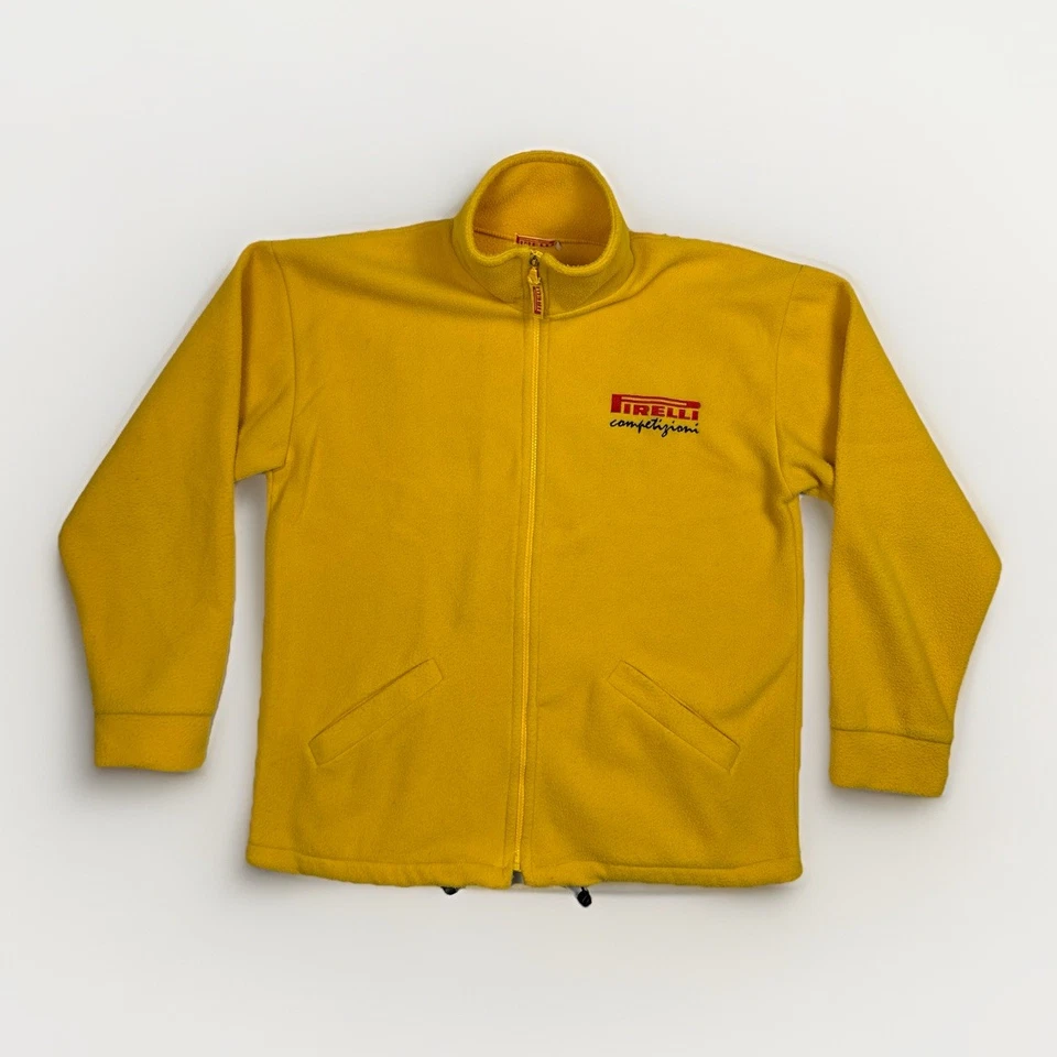 Винтажные шины 90-х Pirelli Compitizione флисовая куртка на молнии итальянские гонки F1 - Изображение 2 из 4