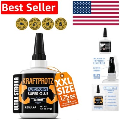 Efficient 1.76 oz Automotive Super Glue - Ideal for Quick Repairs & Maintenance