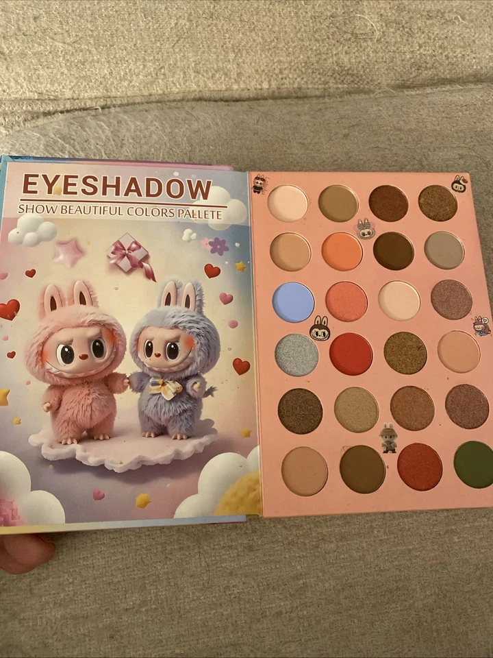 LABUBU~ HUGE MULTICOLOR MAKEUP SET PALETTE- 4 PAGES “BEAUTIFUL BOOK”Brand New! - Image 2 of 4