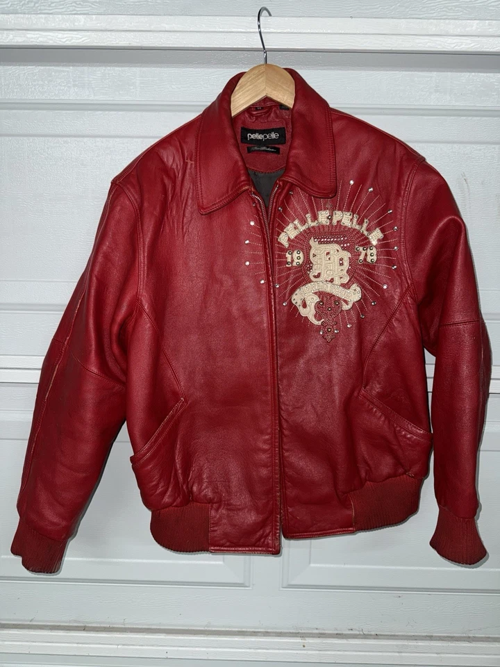 Pelle Pelle Marc Buchanan LXXVIII Legends World Tour 1978 Red Bling - Image 2 of 4