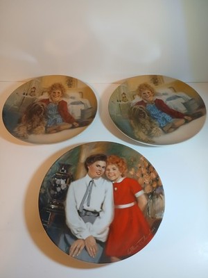 Annie & Sandy Annie Collector's Plate 1982.   Lot. Of.  3 