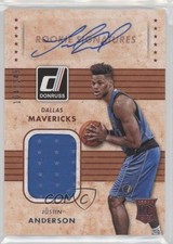 2015 Panini Donruss Rookie Material Signatures 104/149 Justin Anderson Auto 1o3