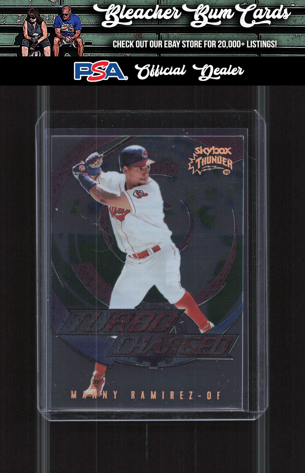 1999 SkyBox Thunder 7 Manny Ramirez Turbo Charged