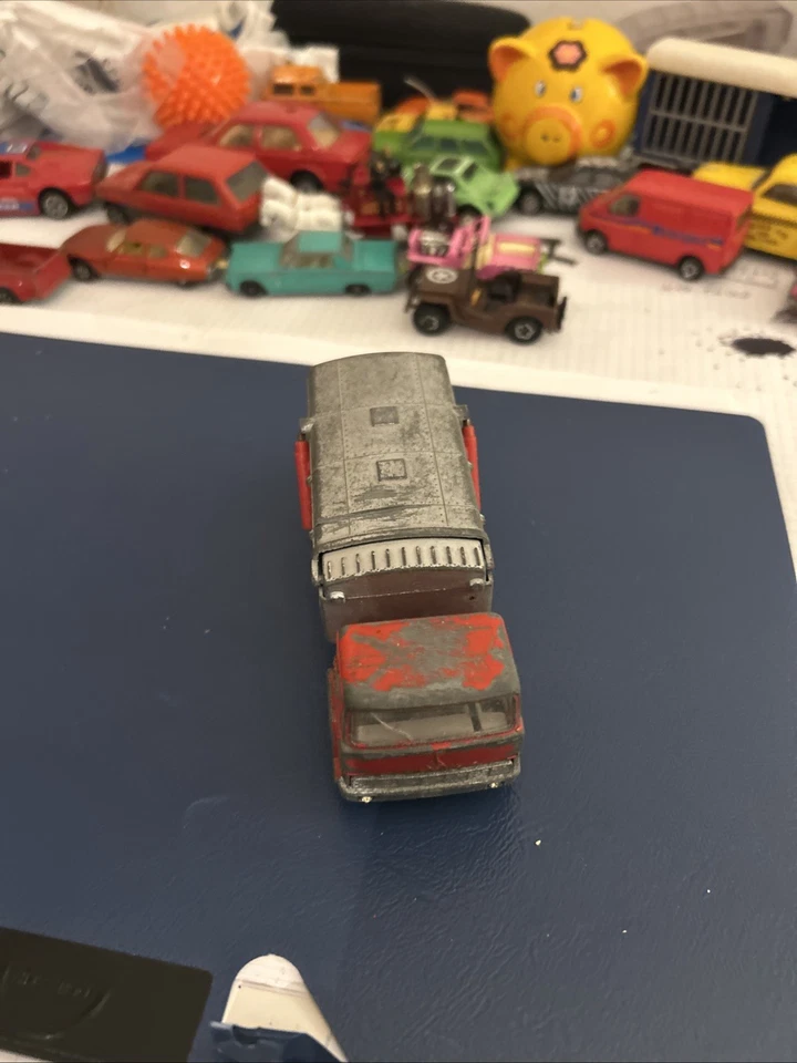 alter Siku V274 Magirus Müllwagen Modellauto made in Germany 70er Jahre - Bild 4 von 4