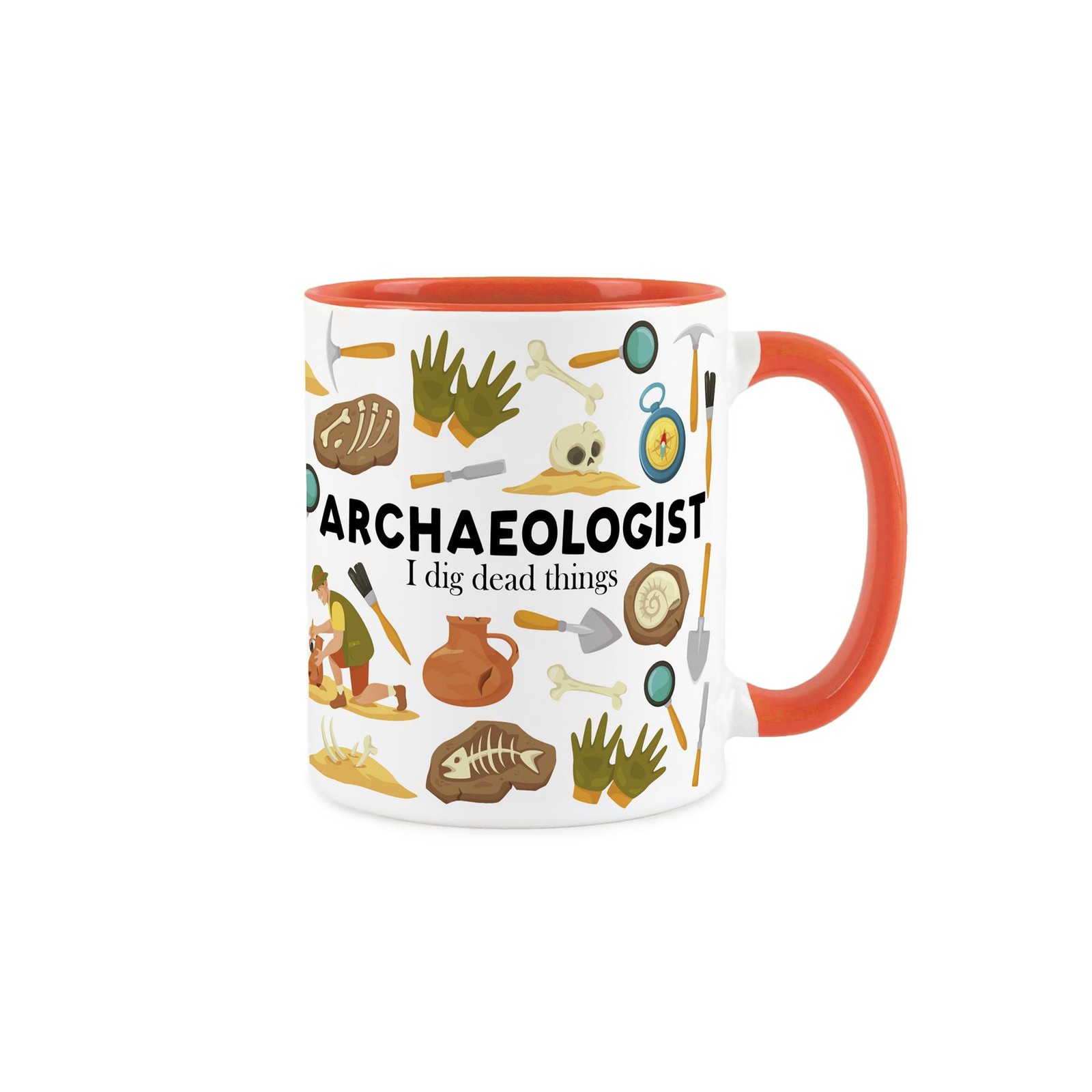 Archeologist Mug - Humourous Dinosaur Excavation Trades Funny Novelty Gift Cup
