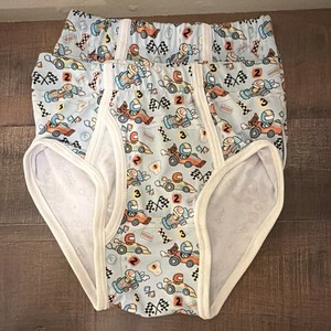 Custom made briefs underwear men’s S racing cartoon 