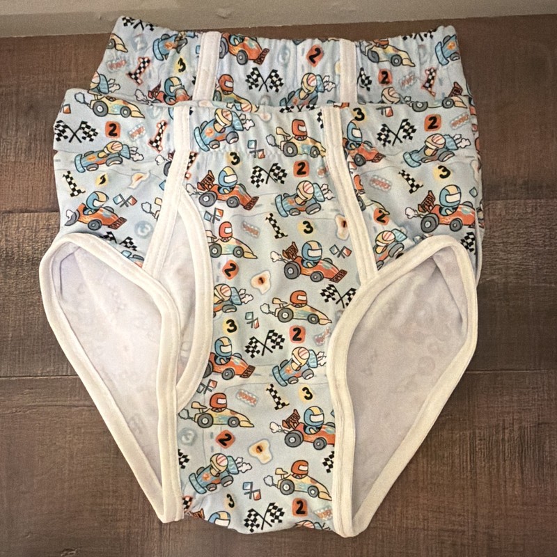 Custom made briefs underwear men’s S racing cartoon 