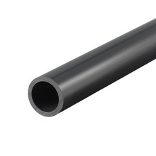 PVC Pipe 15.5mm ID x 20mm OD 0.5m Rigid Water Pipe Drain Pipe Black
