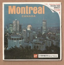 Complete set of three View-Master reels Montreal, Canada 1970s