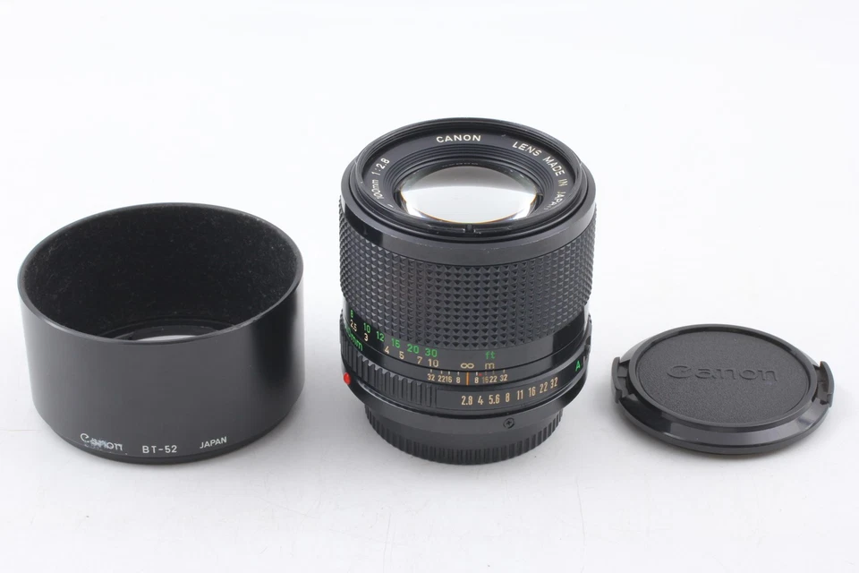 Probado [Exc+5] Nuevo teleobjetivo Canon FD NFD 100 mm F2,8 MF para A-1 AE-1 JAPÓN Foto 2 de 4