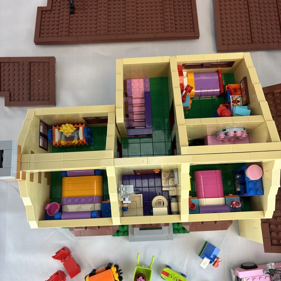2014 LEGO набор 71006 Simpsons дом 99,99% полный. Без коробки без инструкций - Изображение 3 из 4