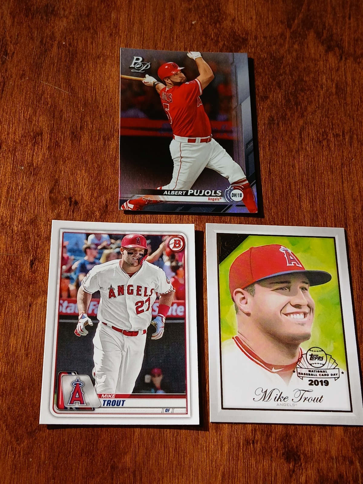 Ohtani Trout Pujols LOT x67 Bowman RC /50 Refractor Topps Chrome AUTO Angels MLB view 17
