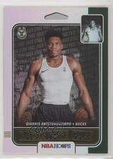 2019-20 Panini NBA Hoops Backstage Pass Holo Giannis Antetokounmpo #9 wm5