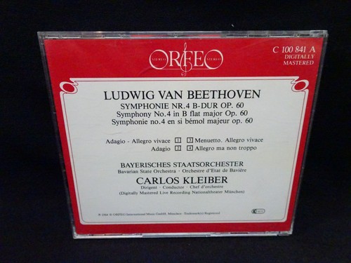 Beethoven / Carlos Kleiber - Symphonie No. 4 - NM - NEW CASE!!! - Picture 3 of 3
