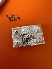 Hermes AG Sterling Silver 925 TOUAREG DCD H Belt Buckle H 24mm, BNIB 