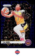 2024 Panini Prizm WNBA #46 Zia Cooke Blue Velocity Prizms