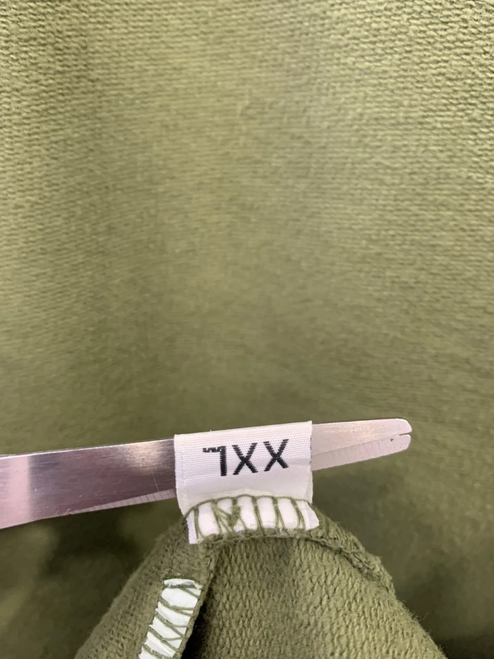 Sudadera con Capucha Xtreme Couture Calavera Gráfica Cremallera Verde Oliva Para Hombre 2XL #116 Foto 4 de 4