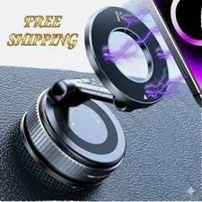 Upgraded 360° Nano Gel Vacuum Magnetic Phone Holder, Car Phone Holder for Magsaf