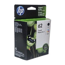 GENUINE HP 62 Black  Tri-Color Ink Cartridges N9H64FN ENVY 5540 SEALED Box