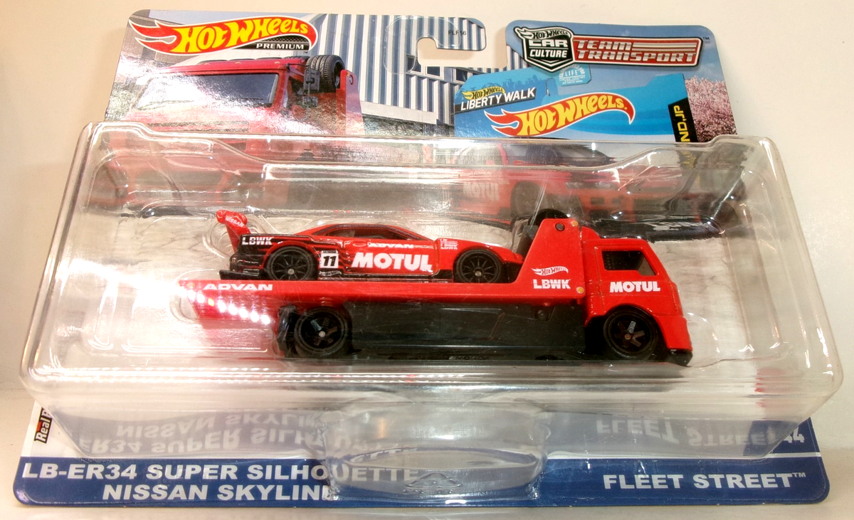 2022 HOT WHEELS PREMIUM TEAM TRANSPORT LB-ER34 SUPER SILHOUETTE