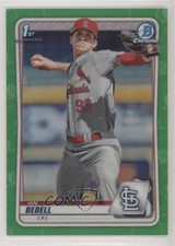 2020 Bowman Draft Chrome Green Refractor /99 Ian Bedell #BD-100 i4v