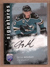 2007-08 Be A Player Signatures #STM Torrey Mitchell Auto  HKY