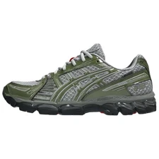 UP THERE x ASICS GEL Kayano 12.1 Running Shoes Unisex Light Gray Green Shoes
