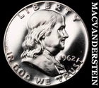 1962 Franklin Half Dollar- Silver- Choice Gem Proof Luster No Reserve #J2545