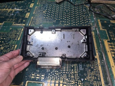 Coleco Vision EMPTY Bottom Case & Metal Liner-Expansion Module #1 ONLY-Just OK