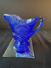 Vintage Avon Cobalt Blue Creamer Pitcher Geor...