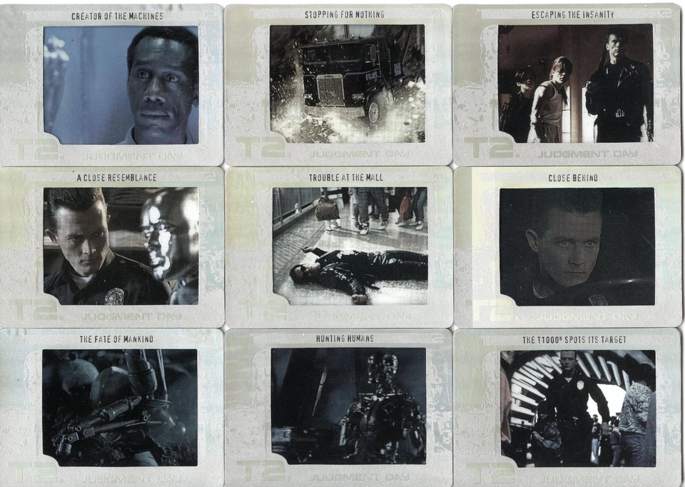 Terminator 2 CyberEtch Chase Card Set 24 cards CE01 - CE24 Filmcardz T2 - Image 3 of 3