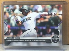2021 TOPPS NOW #494 JASSON DOMINGUEZ YANKEES 2nd youngest All-Star Futures Game 