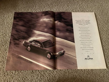 Ancienne publicité imprimée voiture berline ACURA VIGOR 1991 années 90