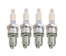 NGK Set of 4 Nickel Standard Spark Plugs Projected For Ferrari Maserati Porsche