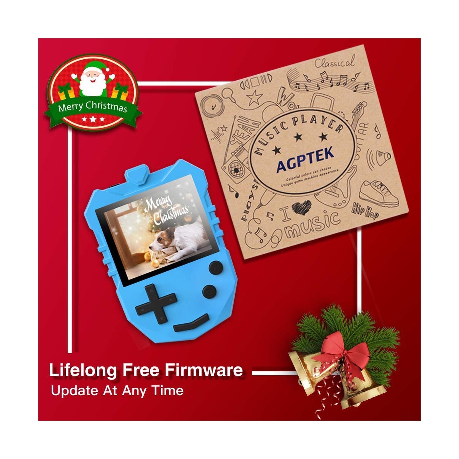 AGPTEK MP3 Player for Kids, K1 Portable 8GB Children Music Player with