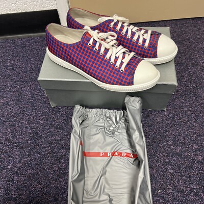 Prada Schuhe Herren America Cup Selten Prada Sneaker Für Herren Größe 9