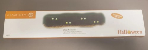 Department 56 Halloween Village Accessories Lighted Spooky Eyeball Hedge 53211