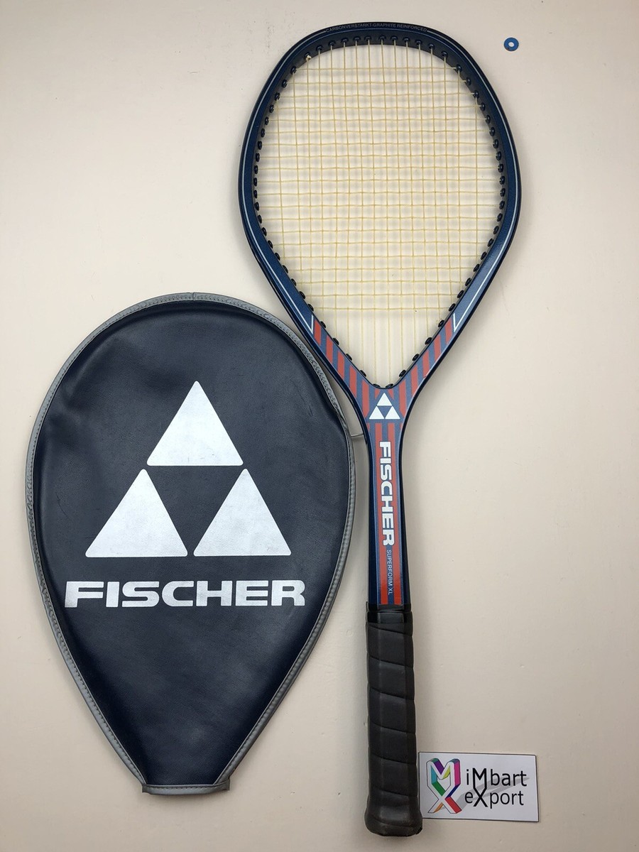 Raquette Fischer Superform XL 4 1/2 L4 - Carbon Graphite, Vintage, Avec Housse