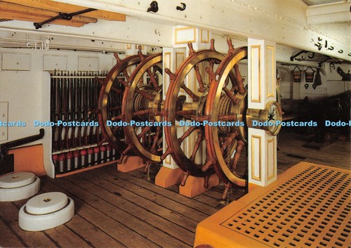 D116838 One of the Three Seats of Steering Wheels Carried by H. M. S. Warrior. W