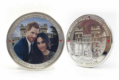 Great Britain - Prince Harry & Meghan Markle Royal Wedding - Commemorative Coin - Picture 1 of 1