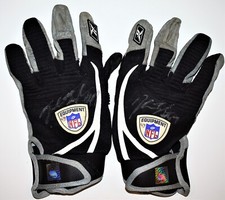 2003 John Lynch Signed - Autographed Tampa Bay Bucs Game Used Game Worn Gloves 