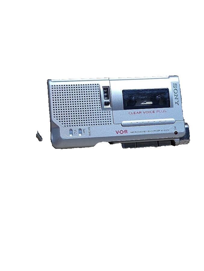 Sony Clear Voice Plus M650V Handheld Cassette Voice Recorder not