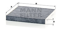 MANN-FILTER INNENRAUMFILTER FILTER POLLENFILTER KIA HYUNDAI CUK2362