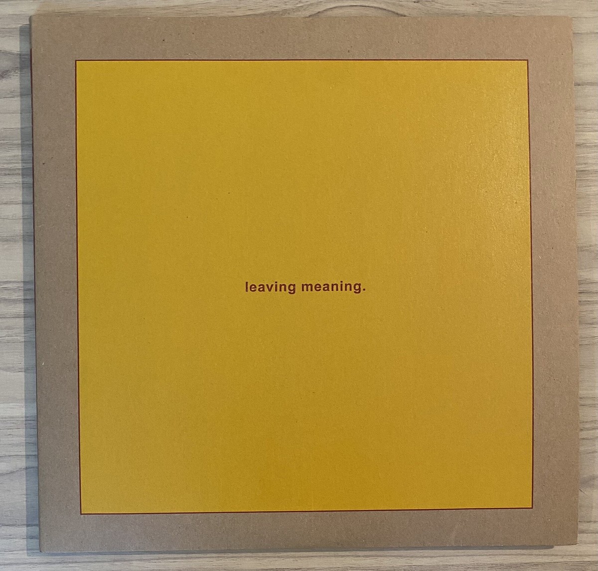 米2LP Swans Leaving Meaning. YG63 Young God Records /00520 Swans Leaving Meaning vinyl 2 LP gatefold +poster. US 2019