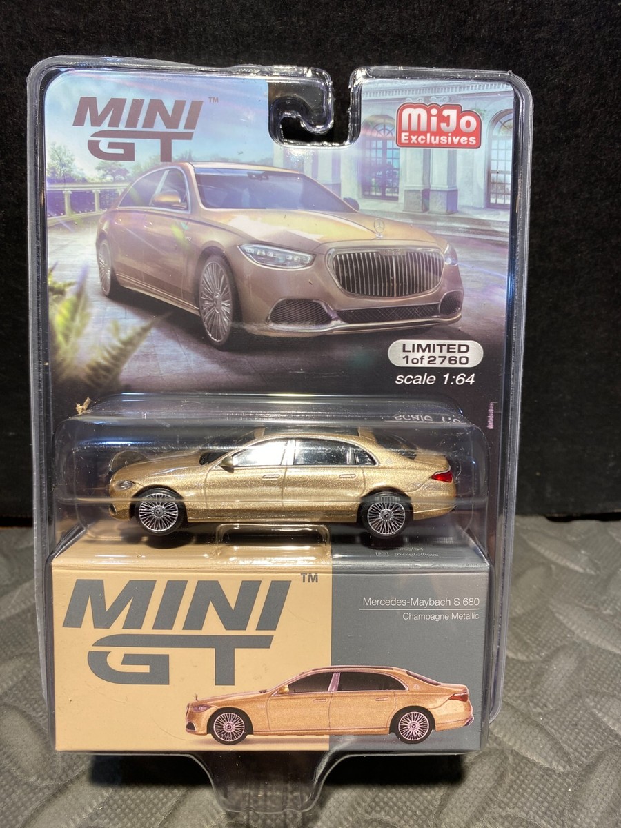1/64 MINI GT MERCEDES-MAYBACH S 680 CHAMPAGNE METALLIC GOLD