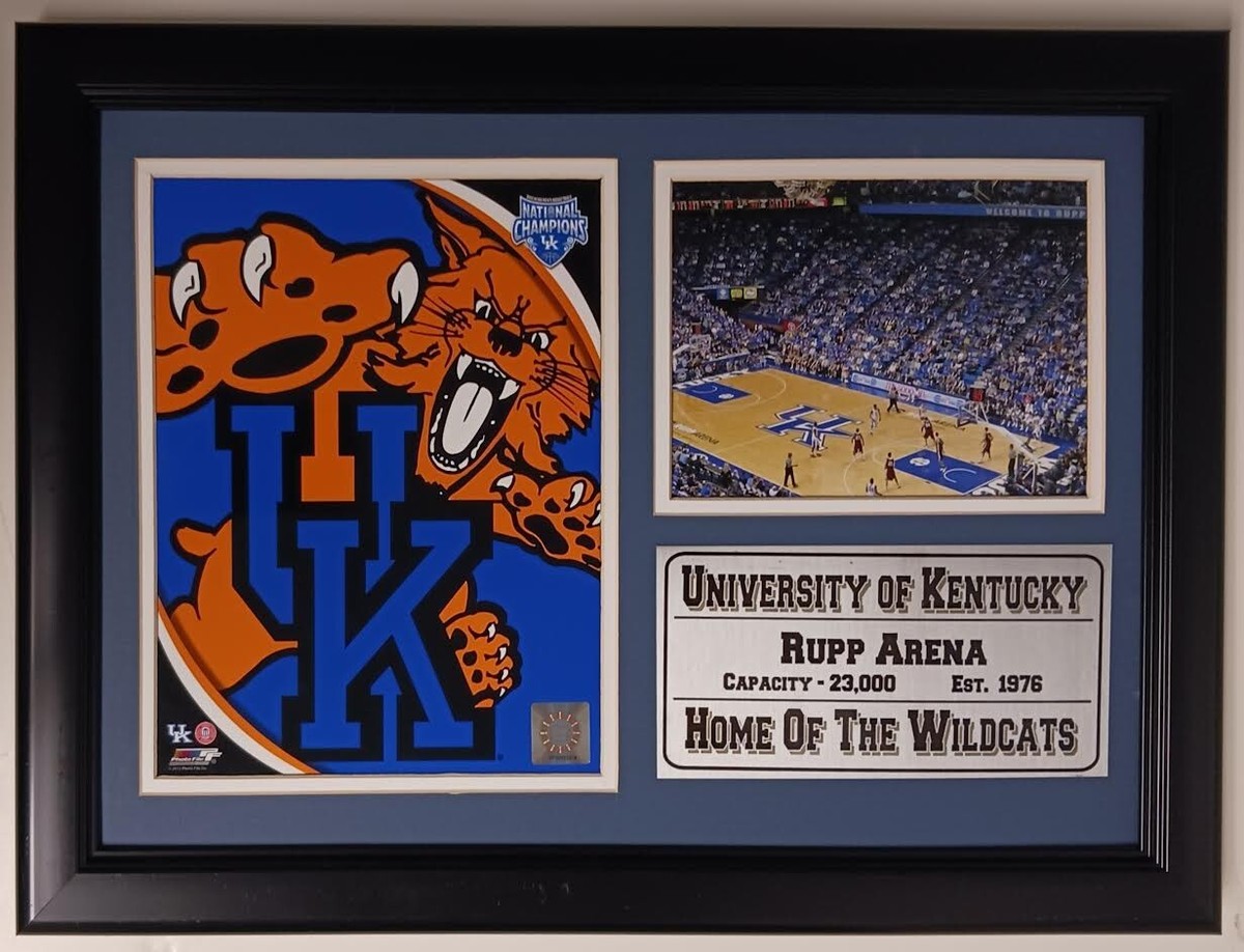 Kentucky University Basketball 12x18 Framed Photo