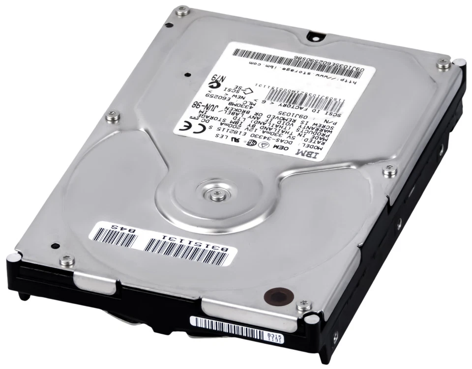 Hard Drive IBM DCAS-34330 09J1035 4.3GB 5.4K SCSI 50PIN 3.5'' Inch - Image 2 of 3
