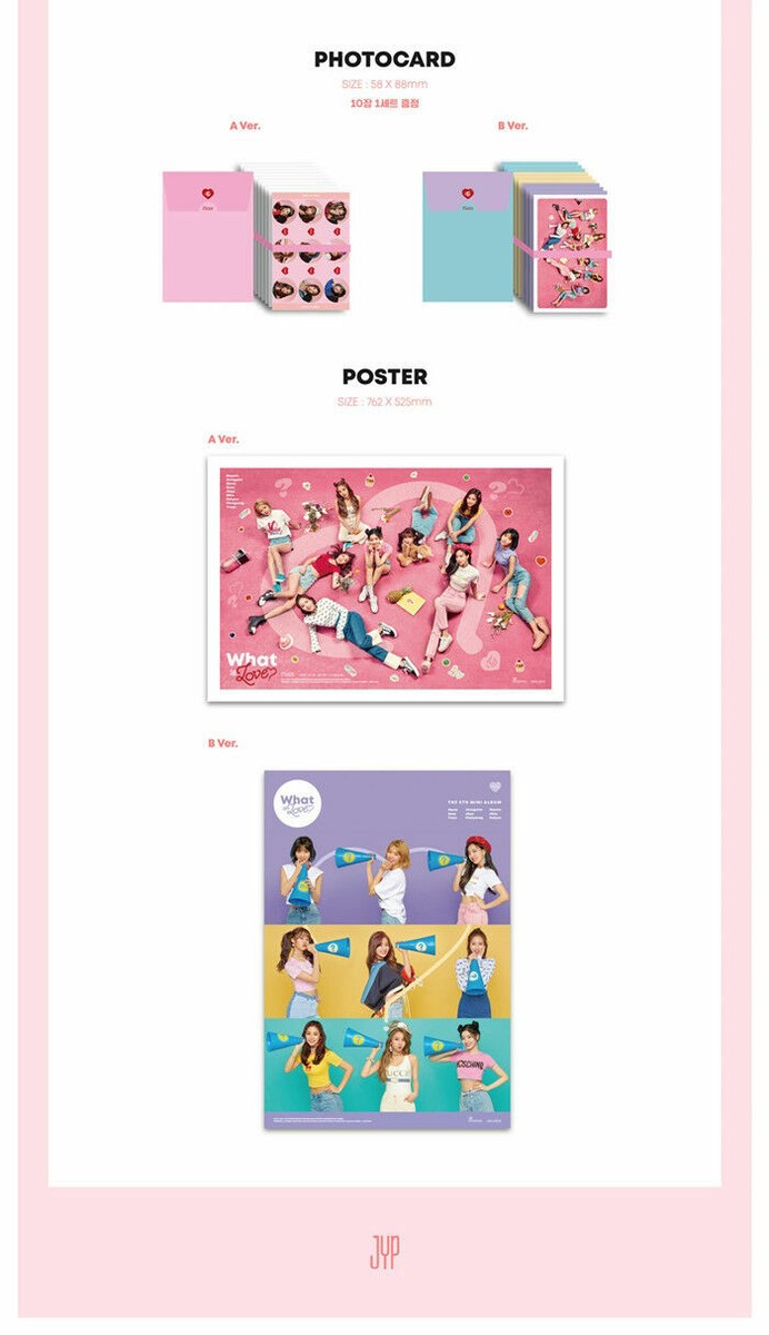 K-POP・アジア TWICE WHAT IS LOVE MV ALBUM PC SET TWICE 5th Mini Album - WHAT IS LOVE ? [ A Ver. ] CD +
