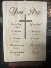 You Are Laser Engraved Cutting Board