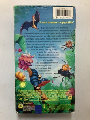 Ferngully The Last Rainforest 1992 VHS Tim Curry VHSshop MediaGnu